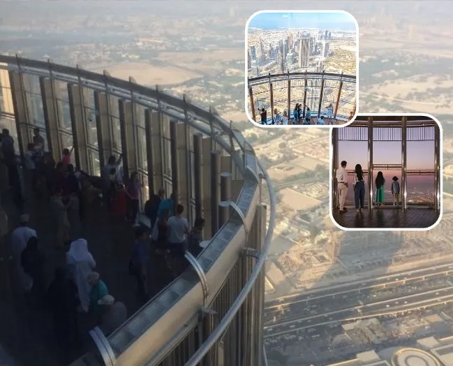 Panoramic Skyline Views from Burj Khalifa Level 125